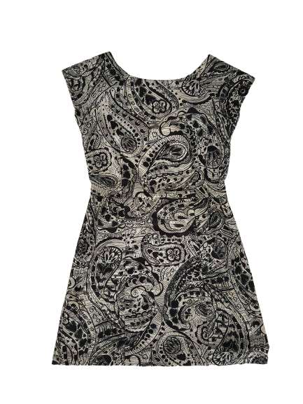 REGALO Vestido Mango Casual talla M estampado blanco y negro