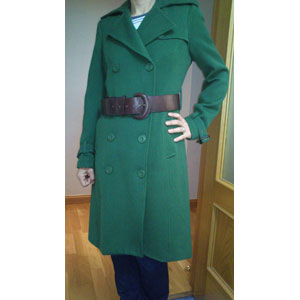 REGALO abrigo verde talla S