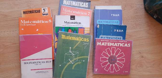 REGALO libros de matemticas