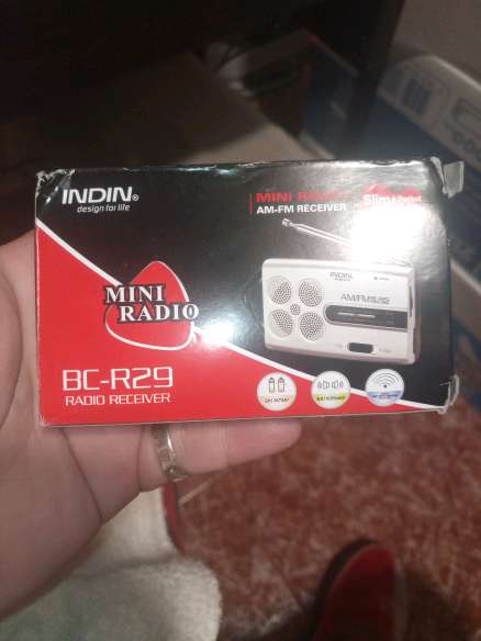 REGALO Mini-radio AM/FM receiver