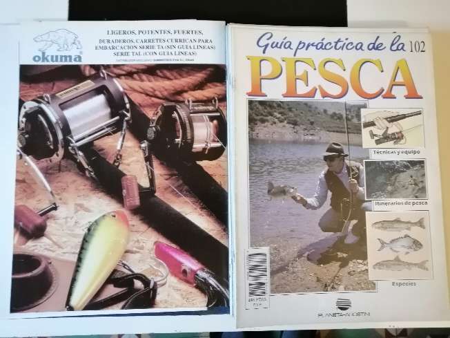 REGALO 6 libros guía práctica de la pesca 