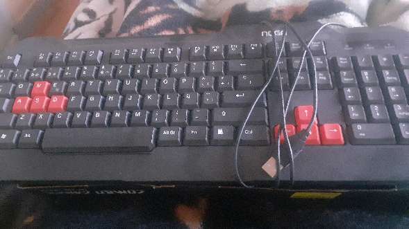 REGALO teclado gamer + mouse gamer rgb 